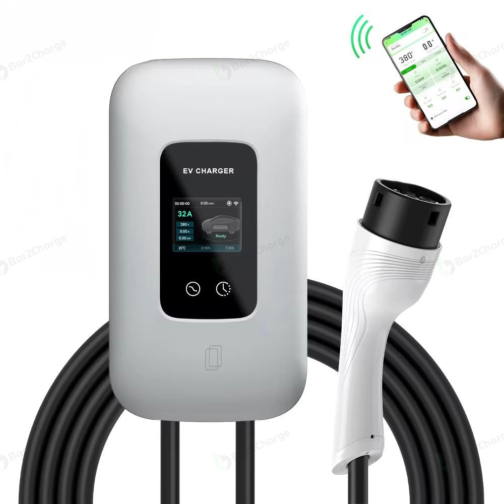 Bar2Charge L6 Pro 11 kW Laadpaal Zilver – 6 meter