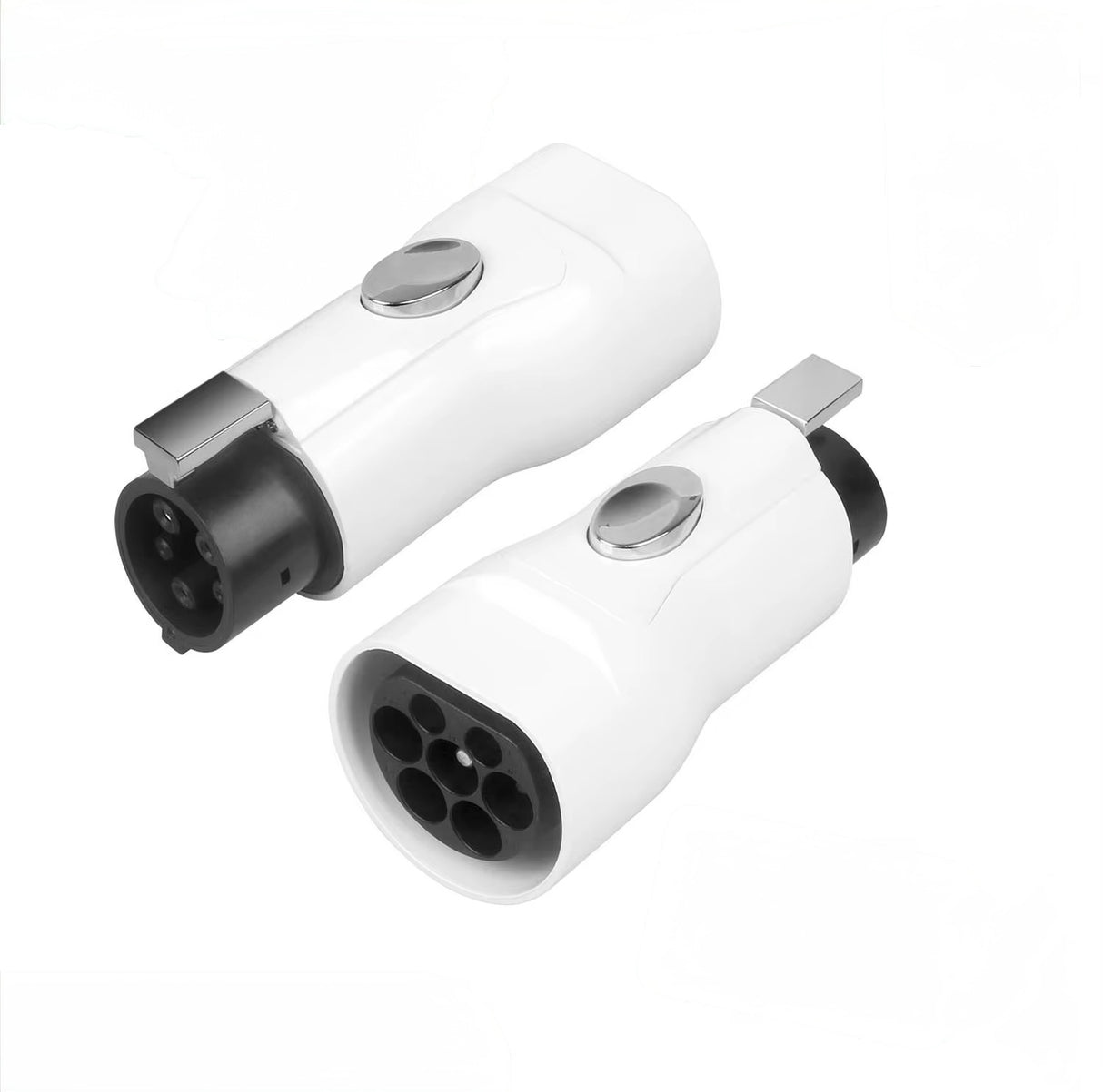 Adapter van Type 2 laadkabel naar Type 1 aansluiting voor de auto