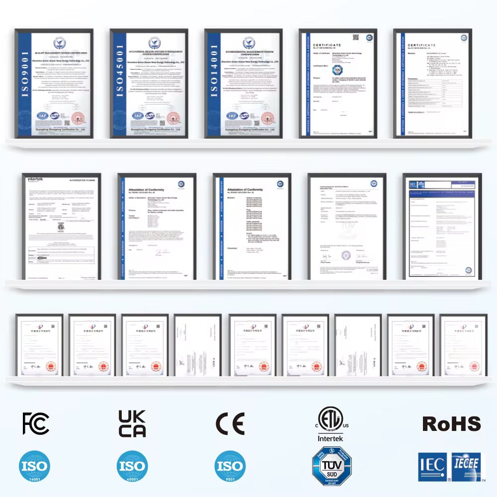 D8 Pro Mobiele Thuislader met App 3.7 kW | Type 2 | 16A | Incl. Opbergtas | 5/10/15m | IP65 | Zwart/Zilver