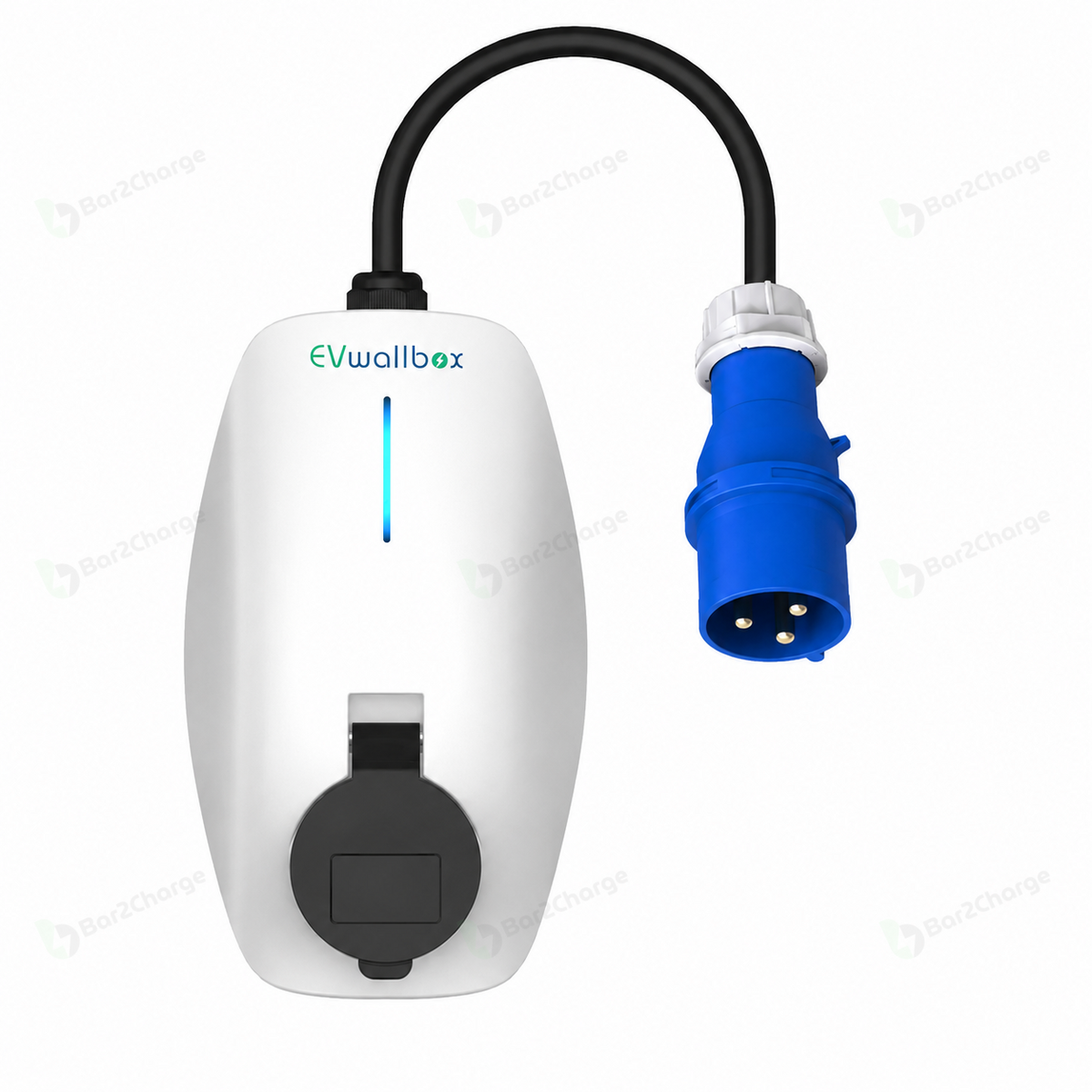 EVwallbox 7,4–22 kW Laadpaal met Socket – App & RFID