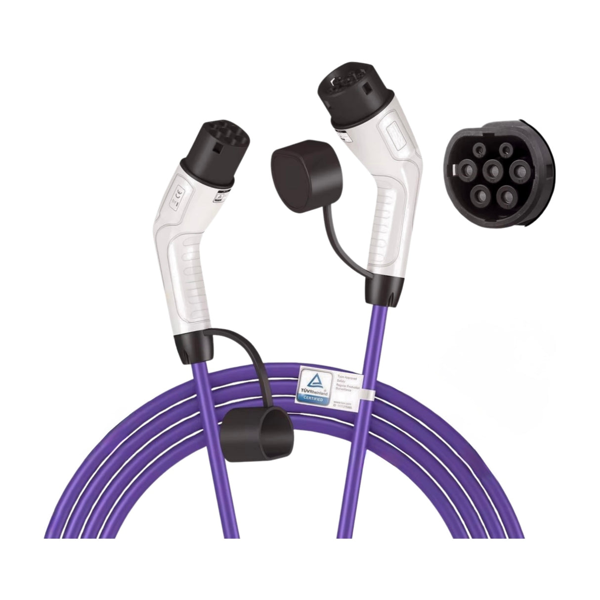 Bar2Charge ST-250 Laadkabel Type 2 Paars – 3,7 kW (1-fase, 16A)