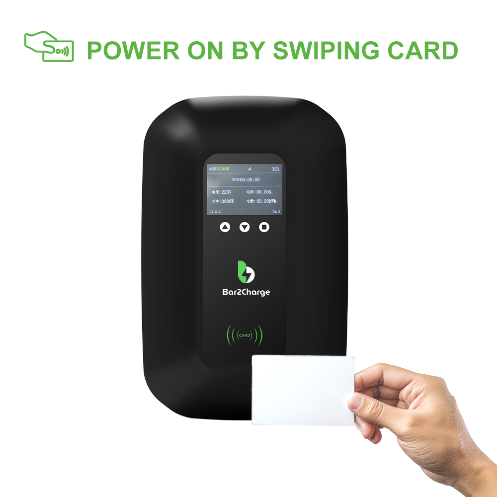 Bar2Charge MZT2 Laadpaal Wallbox 11 kW – Elektrische Auto – Type 2 – 8meter Kabel – 3-Fase – 8A-16A instelbaar – App functie & RFID