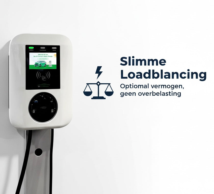 Bar2Charge Wallbox 11 kW Type 2 | 3 fase 16A | 8m laadkabel | Loadbalancing - App functie