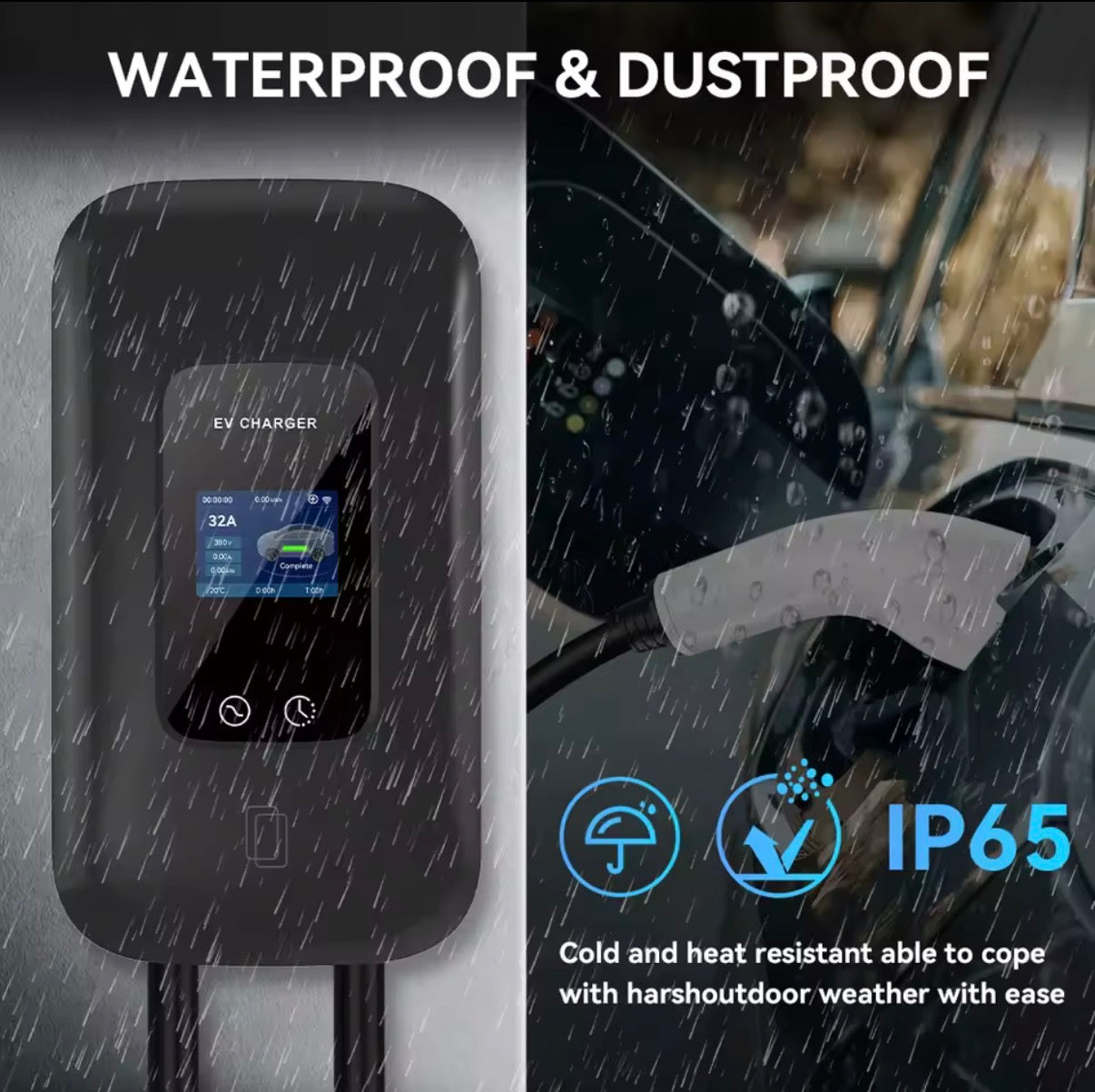 L6 Pro GO-E3116T 11 kW Laadpaal Wallbox (3-fase 16A) – Type 2 met 5 m, 6 m of 10 m laadkabel + App-functie