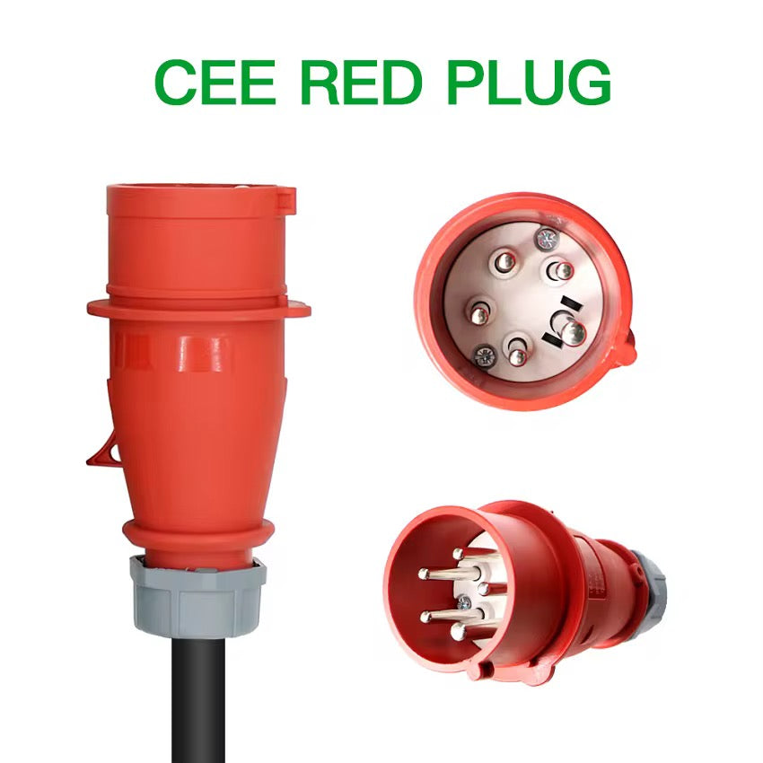 Mode 2 11 kW Mobiele EV Lader Type 2 – 3-fase 16A – 10m kabel – App bediening