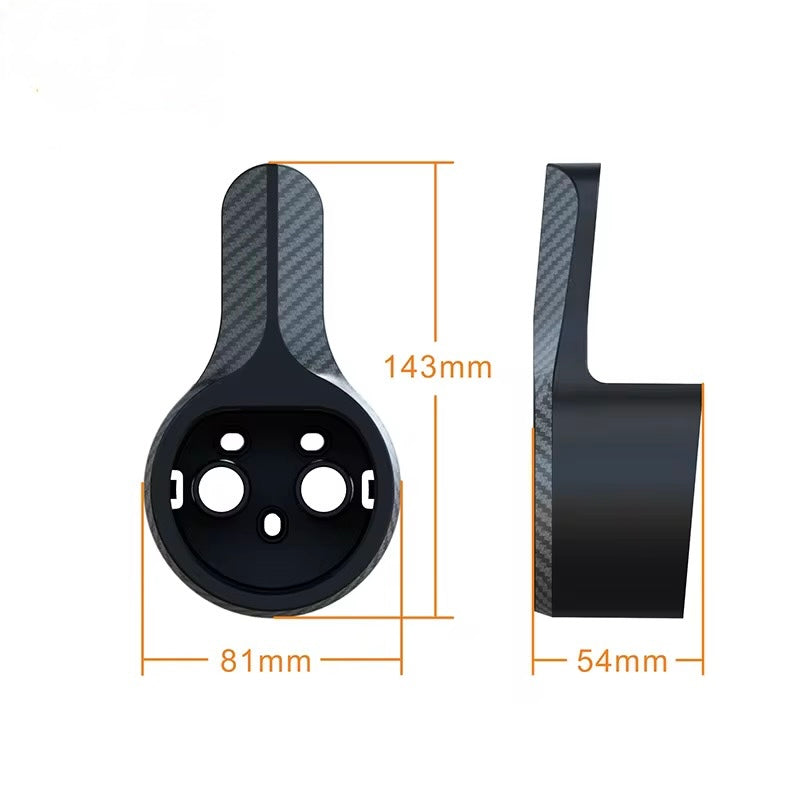 Bar2Charge-Feyree Kabelhouder Laadkabel Auto - Type 2 - Muurhouder voor Oplaadkabel EV - Carbon Zwart