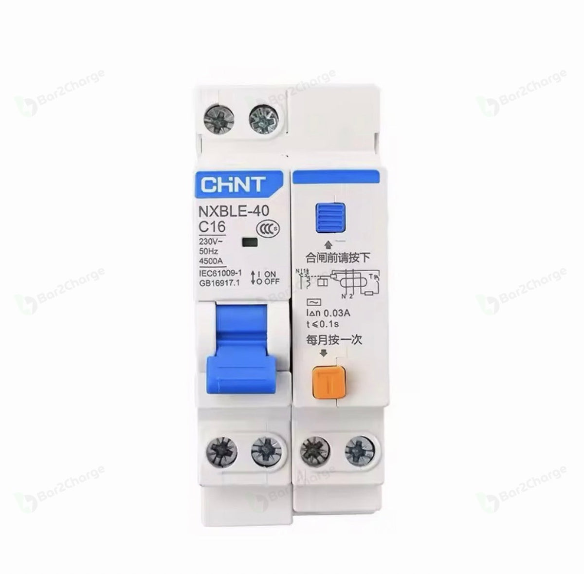 Aardlekautomaat 1P+N – C16 / C32 – 30 mA
