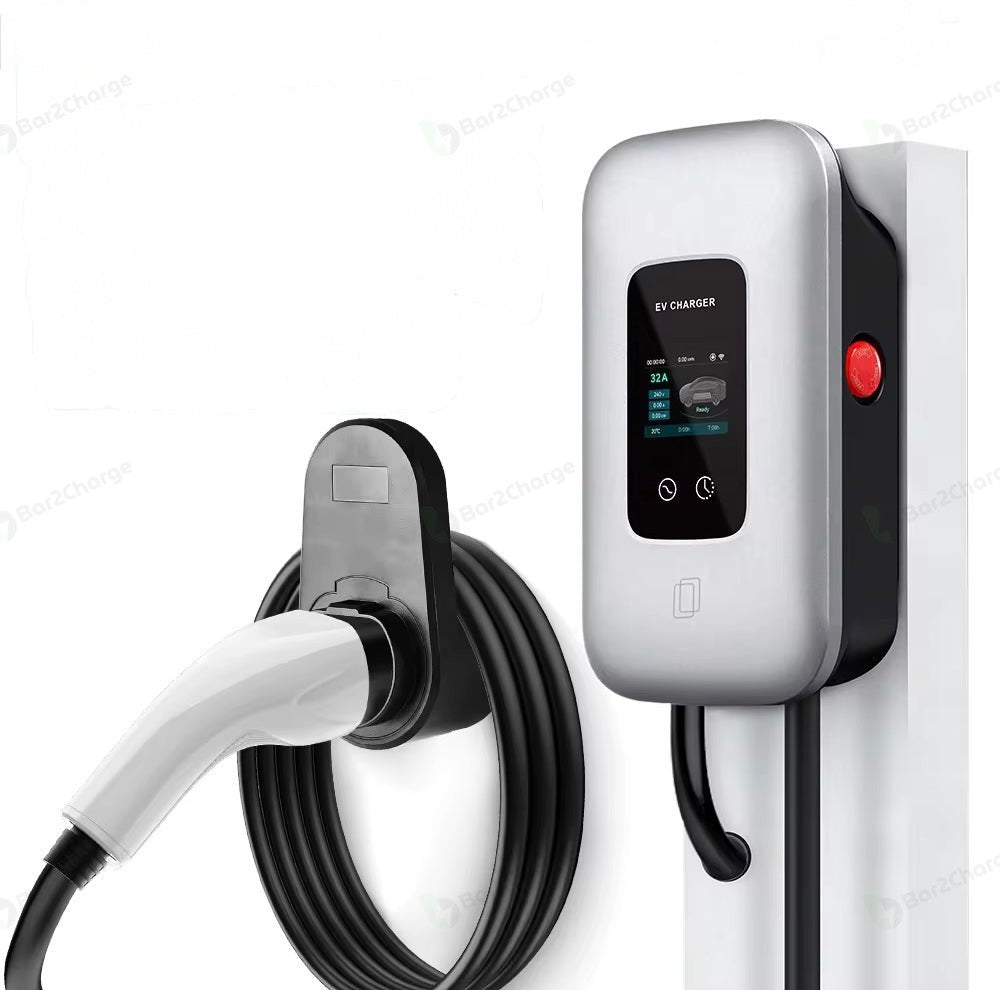 Bar2Charge L6 Pro 11 kW Laadpaal Zilver – 6 meter