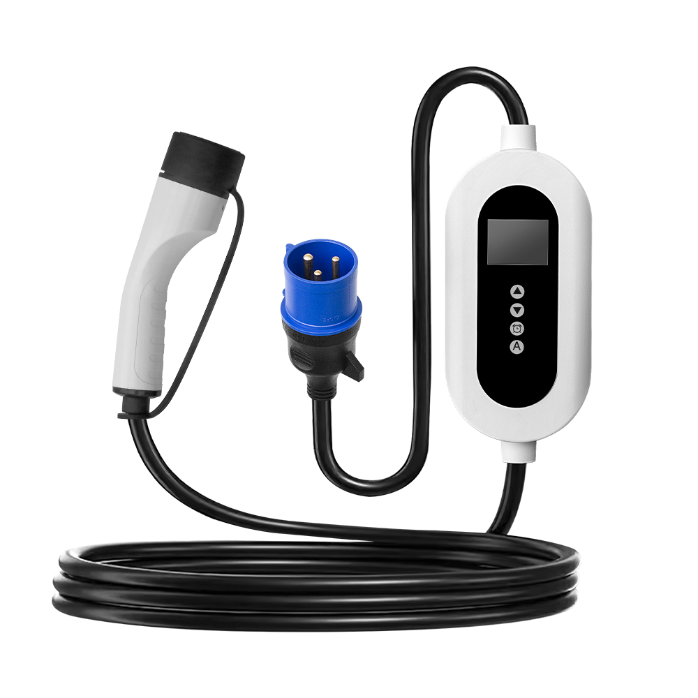 Bar2Charge D32A 7 kW Mobiele Thuislader 5 Meter Type 2 – IP66 Waterdicht – Draagbare EV Lader