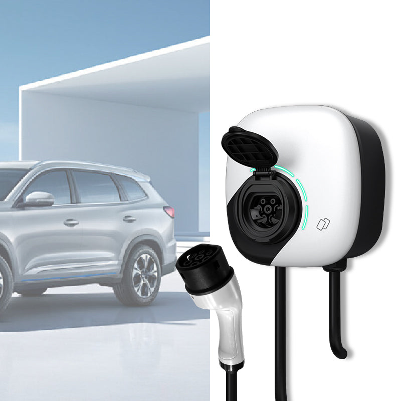 Laadpaal 22 kW Type 2, 32A, met RFID en app-functie, inclusief 5 meter vaste laadkabel