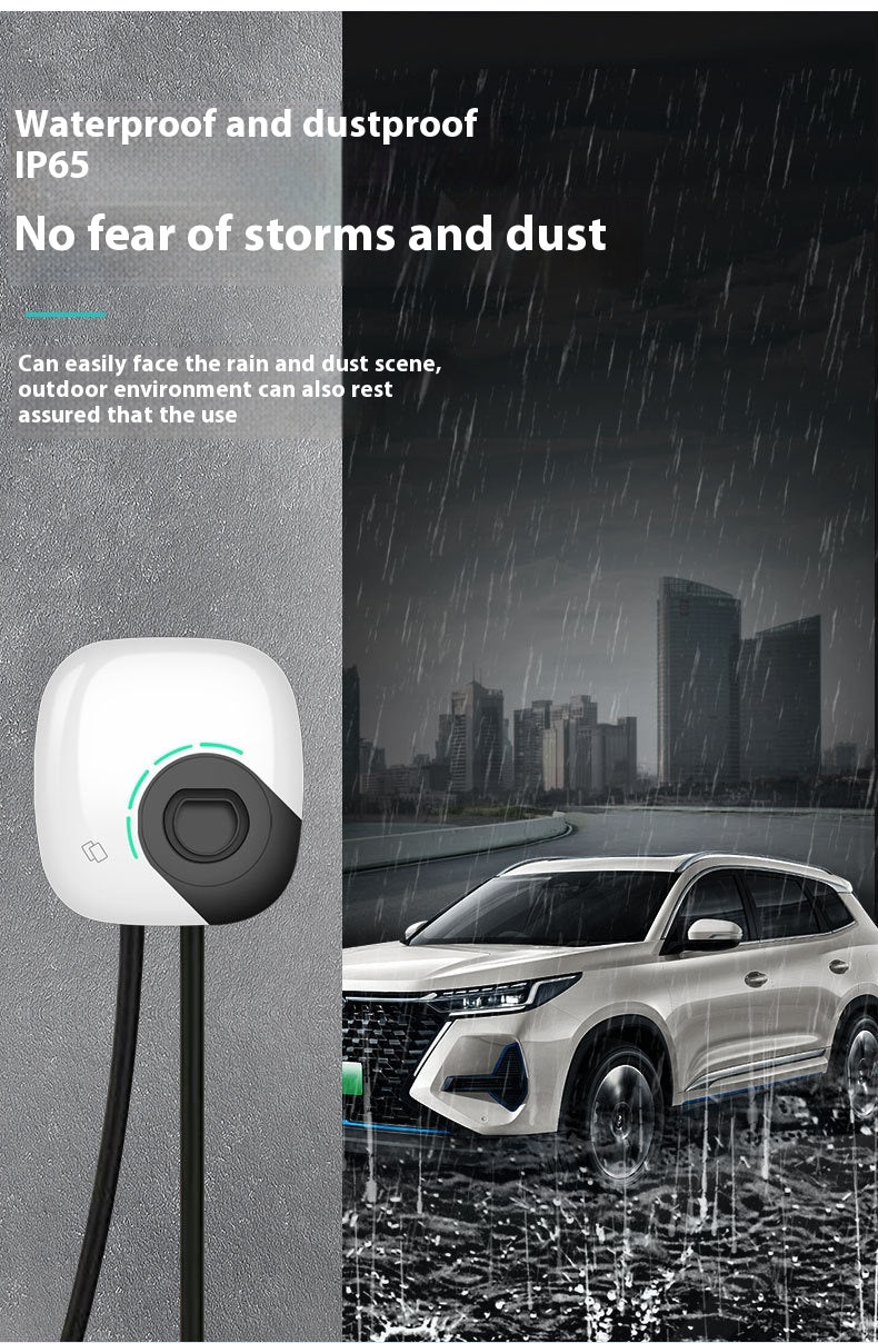 Laadpaal 22 kW Type 2, 32A, met RFID en app-functie, inclusief 5 meter vaste laadkabel