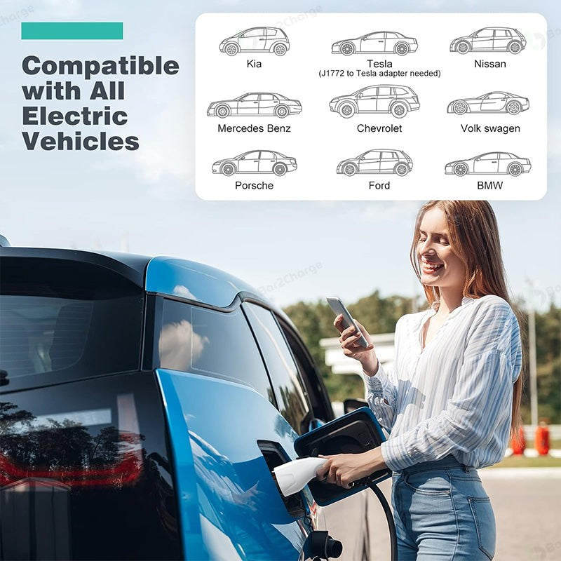 Bar2Charge YCL Series 11 kW Laadpaal – App & RFID