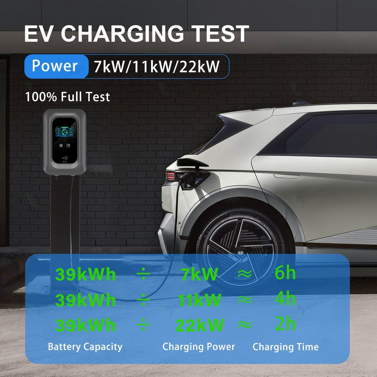 Bar2Charge YCL Series 11 kW Laadpaal – App & RFID
