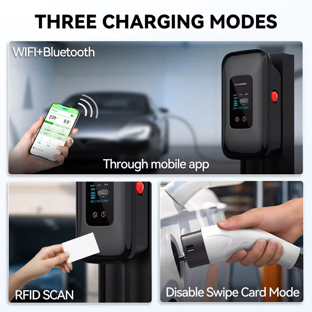 L6 Pro GO-E3116T 11 kW Laadpaal Wallbox (3-fase 16A) – Type 2 met 5 m, 6 m of 10 m laadkabel + App-functie