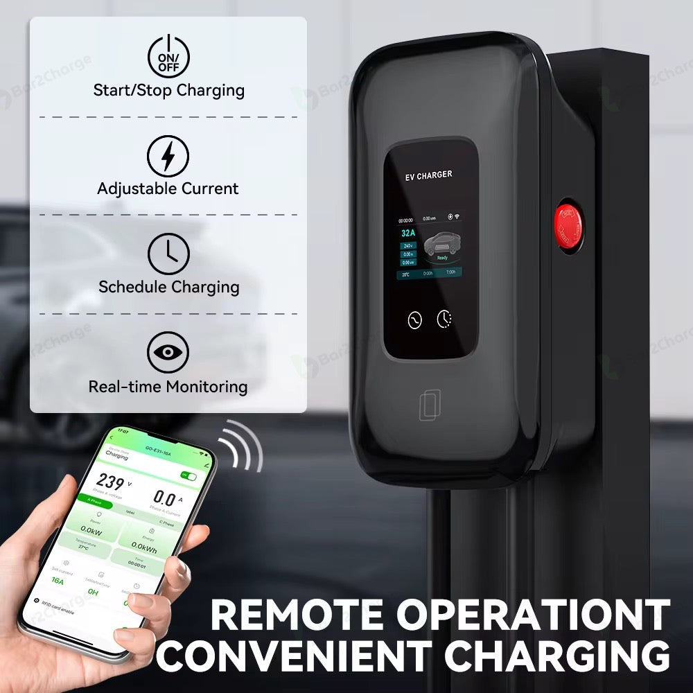 Bar2Charge L6 Pro 7,4 kW Laadpaal met App – 5 tot 10 meter