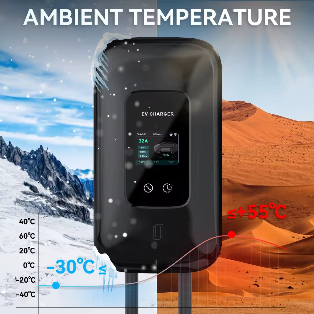 L6 Pro GO-E3116T 11 kW Laadpaal Wallbox (3-fase 16A) – Type 2 met 5 m, 6 m of 10 m laadkabel + App-functie