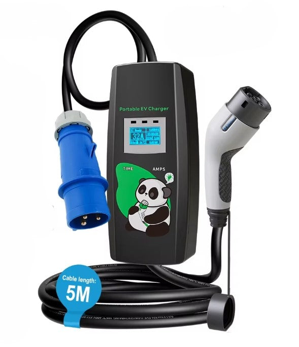 Bar2Charge 7,4 kW EV Lader Type 2 – 32A | IP54 Waterdicht & Instelbaar