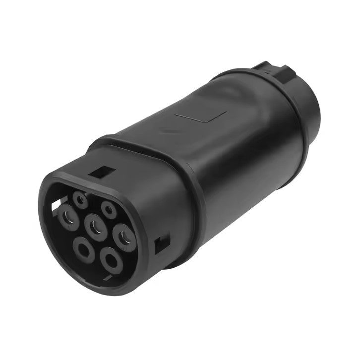 Adapter van Type 2 laadkabel naar Type 1 aansluiting voor de auto