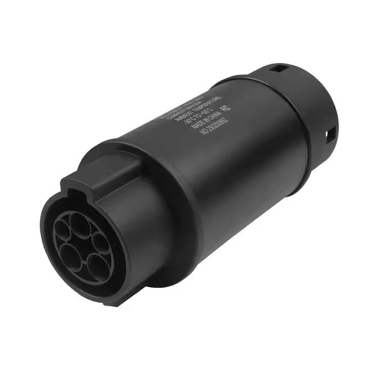 Adapter van Type 2 laadkabel naar Type 1 aansluiting voor de auto