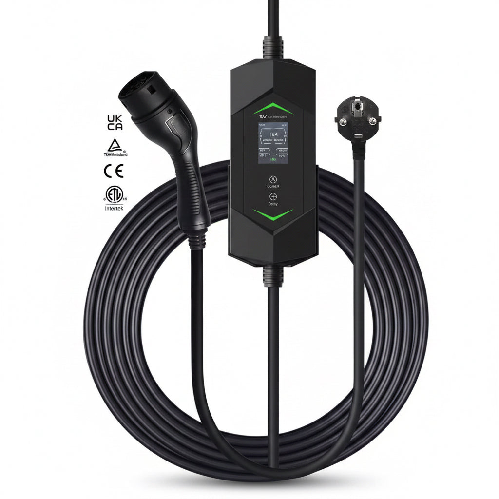 Bar2Charge B5 mobiele thuislader 3,7 kW Type 2 met Schuko-stekker