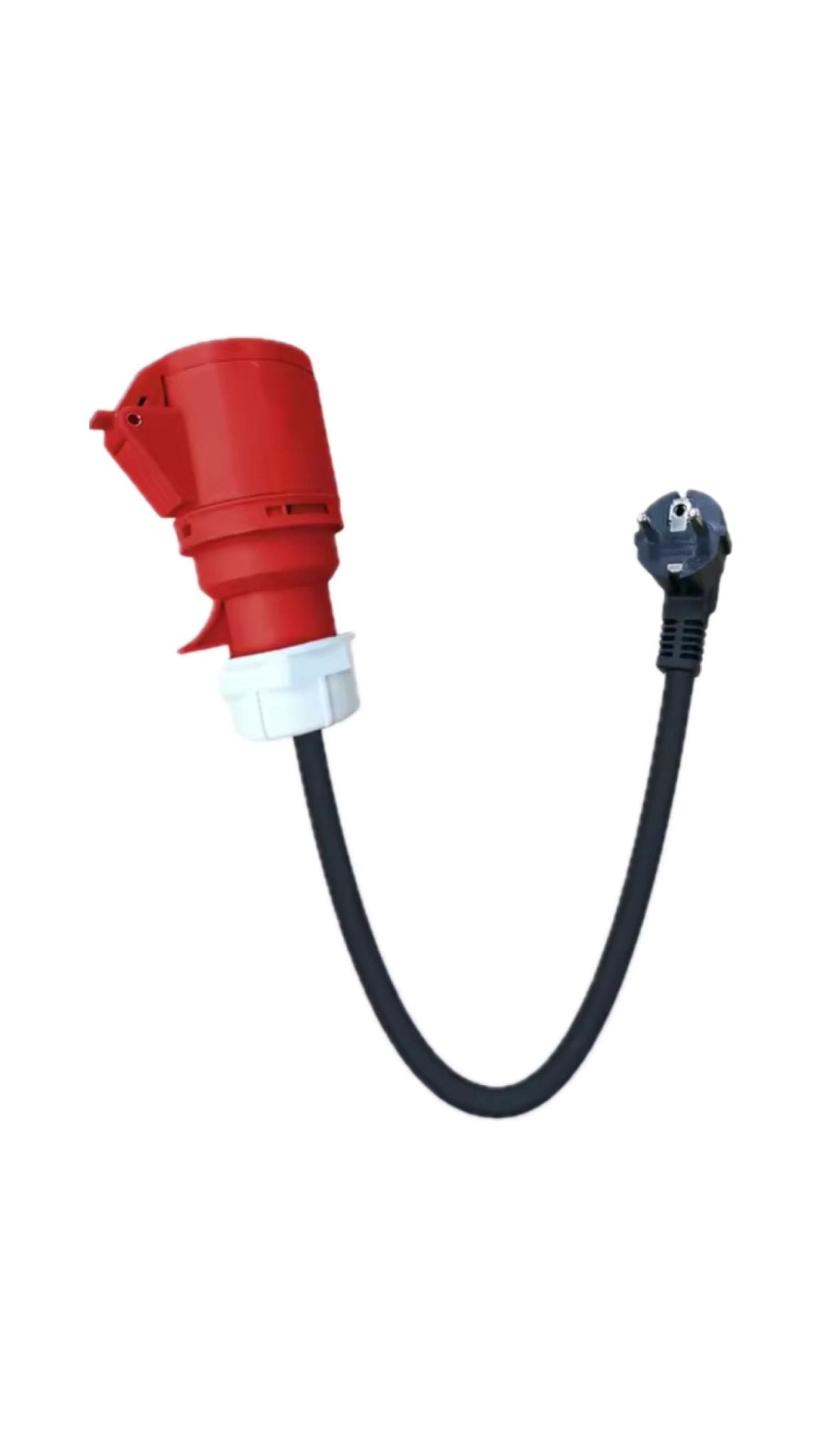 Khons - Mobile home charger for car | Electric & Hybrid adjustable home charger | Type 2 - CEE plug + Schuko adapter | 11 kW | Phase 3 - Adjustable 6A-16A | 5 meters