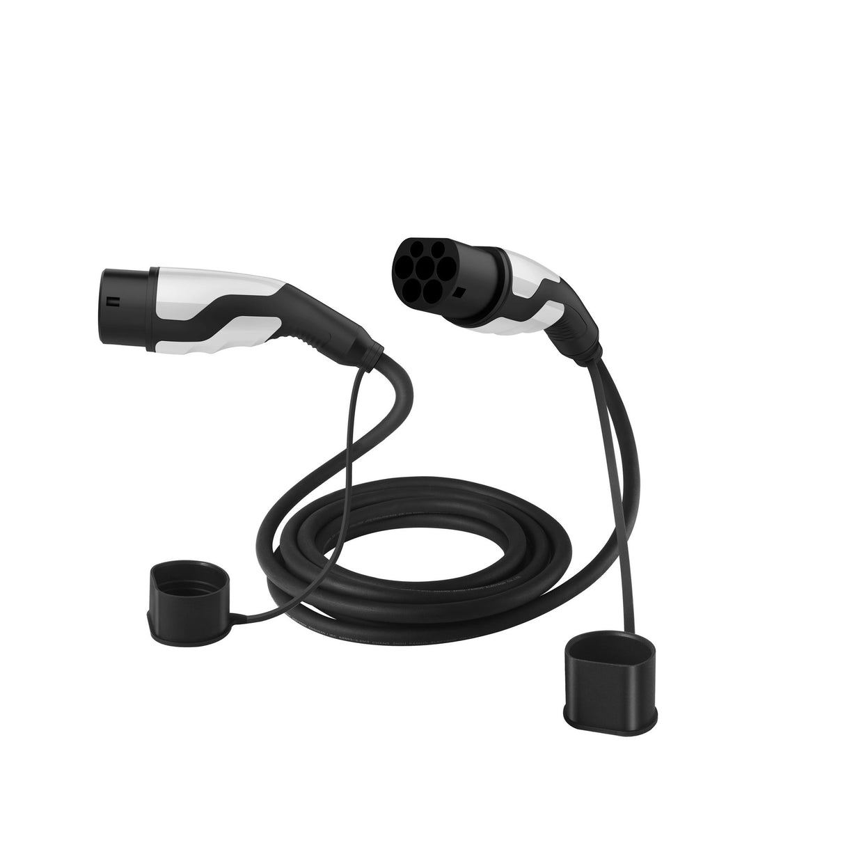 Câble de recharge Bar2Charge 22 kW Type 2 – Triphasé | 32 A | 5 mètres | IEC 62196 | Avec cache anti-poussière et protection TPU