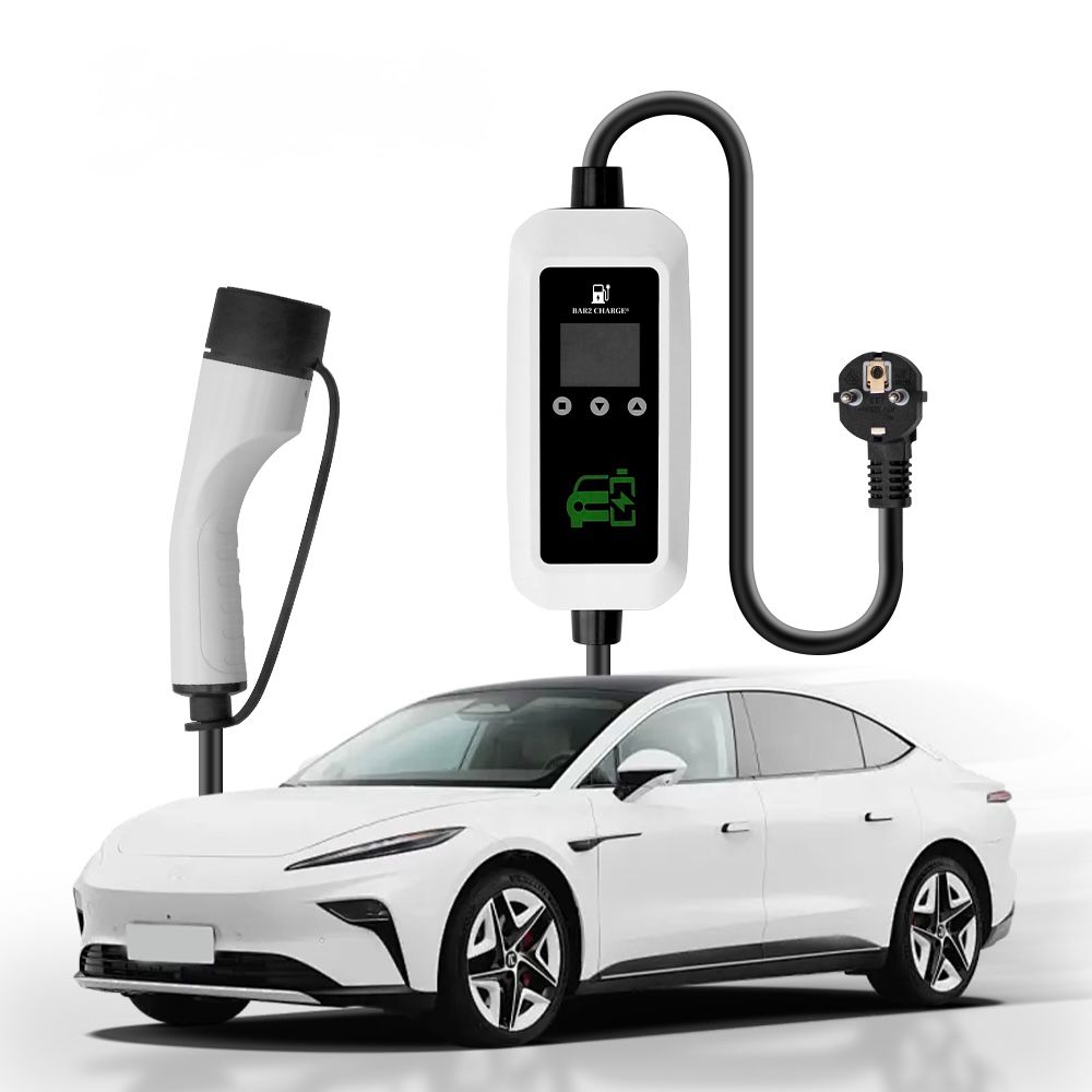 Bar2Charge 3.7kW Mobile Home Charger Type 2 | 5m Cable | 16A 1-Phase | IP66 | Adjustable 8A-16A | Includes Bag