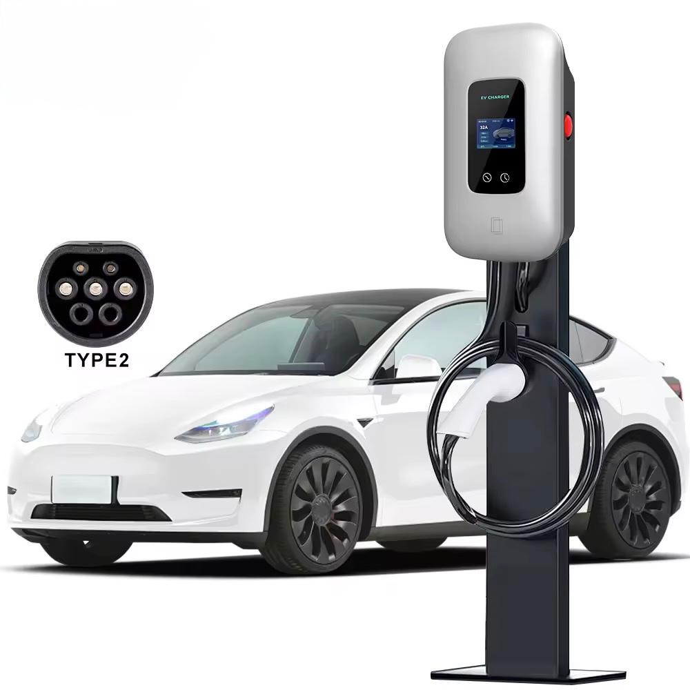 Bar2Charge 11kW Wallbox Charging Station – 3-Phase 16A – Type 2 – App Control – IP65 – 5m Cable – For EV & Hybrid Cars