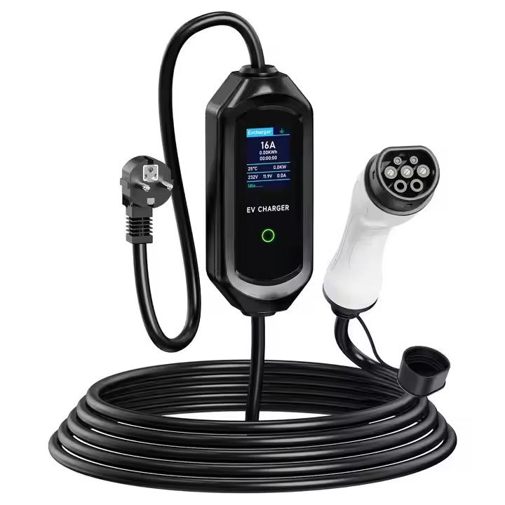 Chargeur de voiture Bar2Charge Type 2 – Chargeur pour mobile home 3,7 kW | 16 A | Câble de 5 m | IP65 | Application et sac