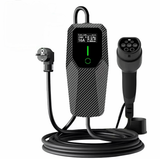 Junsun Mobiles Heimladegerät für Elektroautos 3,5 kW | IP65 wasserdicht | 16 A 1 Phase | 4 Meter | Heimladegerät Typ 2 aus EU-Steckdose – 8 A/10 A/13 A/16 A umschaltbar |