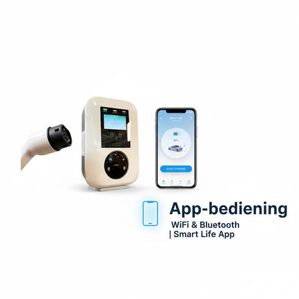 Bar2Charge Wallbox 11 kW Type 2 | 3 fase 16A | 8m laadkabel | Loadbalancing - App functie