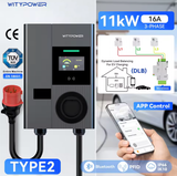 Bar2Charge WityPower Laadpaal 7,4/11 kW | Type 2 Kabel 5 Meter | App & RFID
