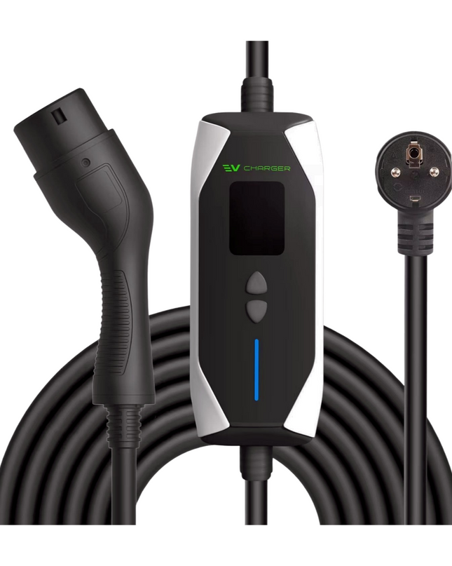 B3 Mobiele Thuislader Type 2 3.7 kW 1 Fase 6-16A Instelbaar met App IP65 5 tot 15 meter