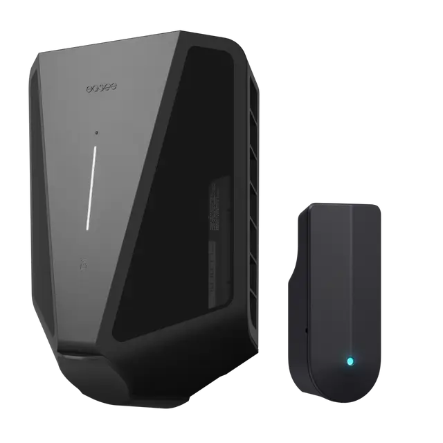 Easee Charge Max Black (MID) | 22 kW | Type 2 | WiFi, 4G & RFID Tibber Pulse P1 + load balancing