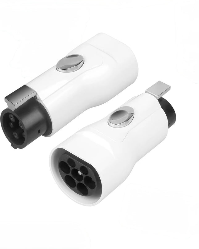 Adapter van Type 2 laadkabel naar Type 1 aansluiting voor de auto
