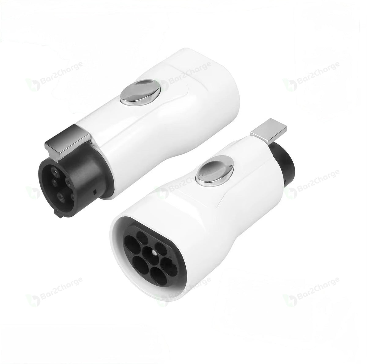 Adapter van Type 2 laadkabel naar Type 1 aansluiting voor de auto