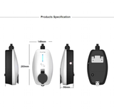 EVwallbox 7 kW 11 kW 22 kW | Type 2 Socket | App | RFID | IP65