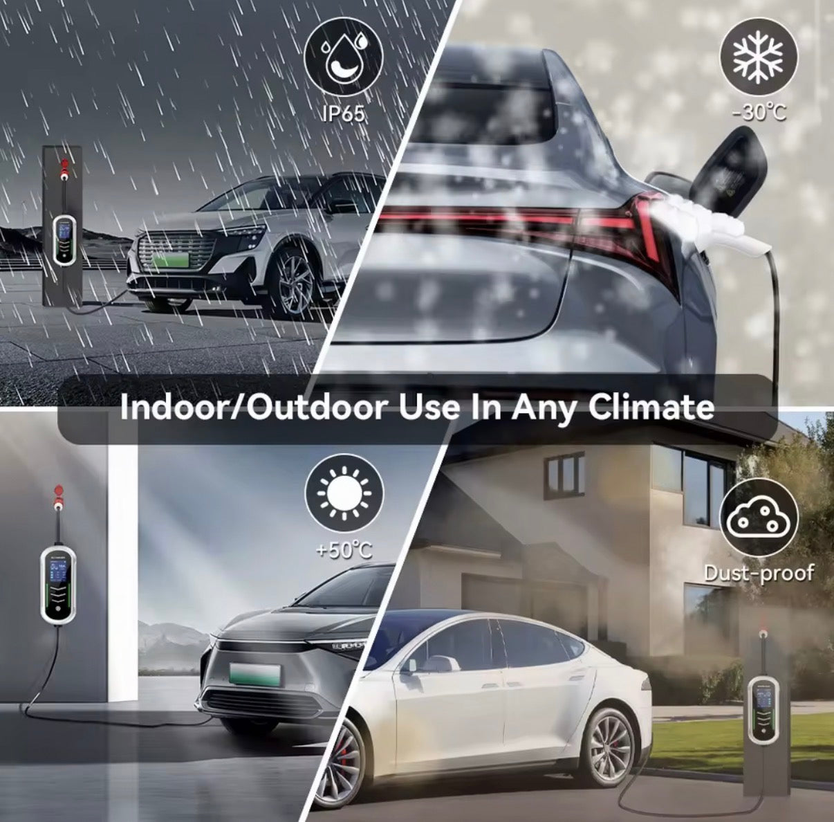 B6 11 kW Mobiele EV Lader Type 2 – 3-Fase 16A – 5 Meter Kabel