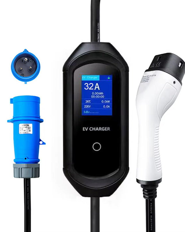 Bar2Charge 7kW Mobiles Heimladegerät 1-phasig Typ 2 5m Tragbar IP65 App-Steuerung