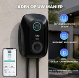 TDC Energy RAC11 11 kW Laadpaal – App & RFID