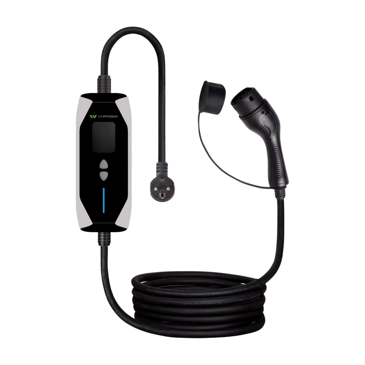 B3 Mobiele Thuislader Type 2 3.7 kW 1 Fase 6-16A Instelbaar met App IP65 5 tot 15 meter