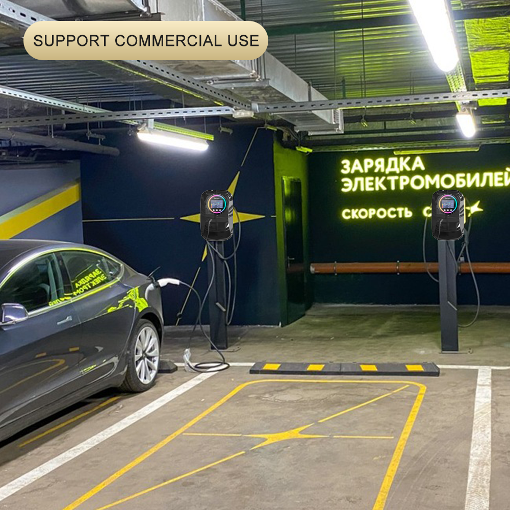 Laadpaal 7 kW (1-fase) | Type 2 | 10 meter kabel | 32A | IP66 waterdicht | App-bediening | Inclusief RFID-kaarten | Led-Lichteffect