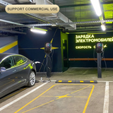 Laadpaal 7 kW (1-fase) | Type 2 | 10 meter kabel | 32A | IP66 waterdicht | App-bediening | Inclusief RFID-kaarten | Led-Lichteffect