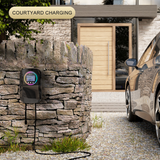 Laadpaal 7 kW (1-fase) | Type 2 | 10 meter kabel | 32A | IP66 waterdicht | App-bediening | Inclusief RFID-kaarten | Led-Lichteffect