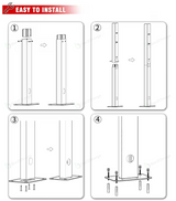 Bevestigingspaal voor Laadstation – Wallbox