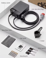 Laadpaal 11 kW | 3-Fase | Type 2 Kabel | App | RFID | LCD | CEE 16A