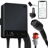 Laadpaal 11 kW | 3-Fase | Type 2 Kabel | App | RFID | LCD | CEE 16A