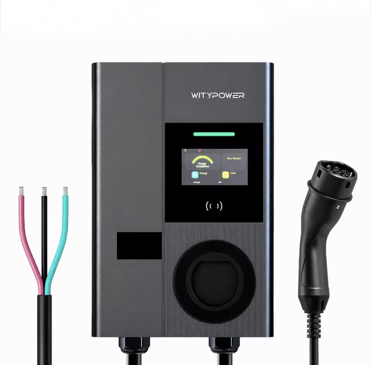 Bar2Charge WityPower Laadpaal 7,4/11 kW | Type 2 Kabel 5 Meter | App & RFID