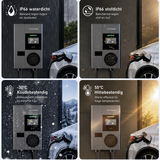 Bar2Charge WityPower Laadpaal 7,4/11 kW | Type 2 Kabel 5 Meter | App & RFID