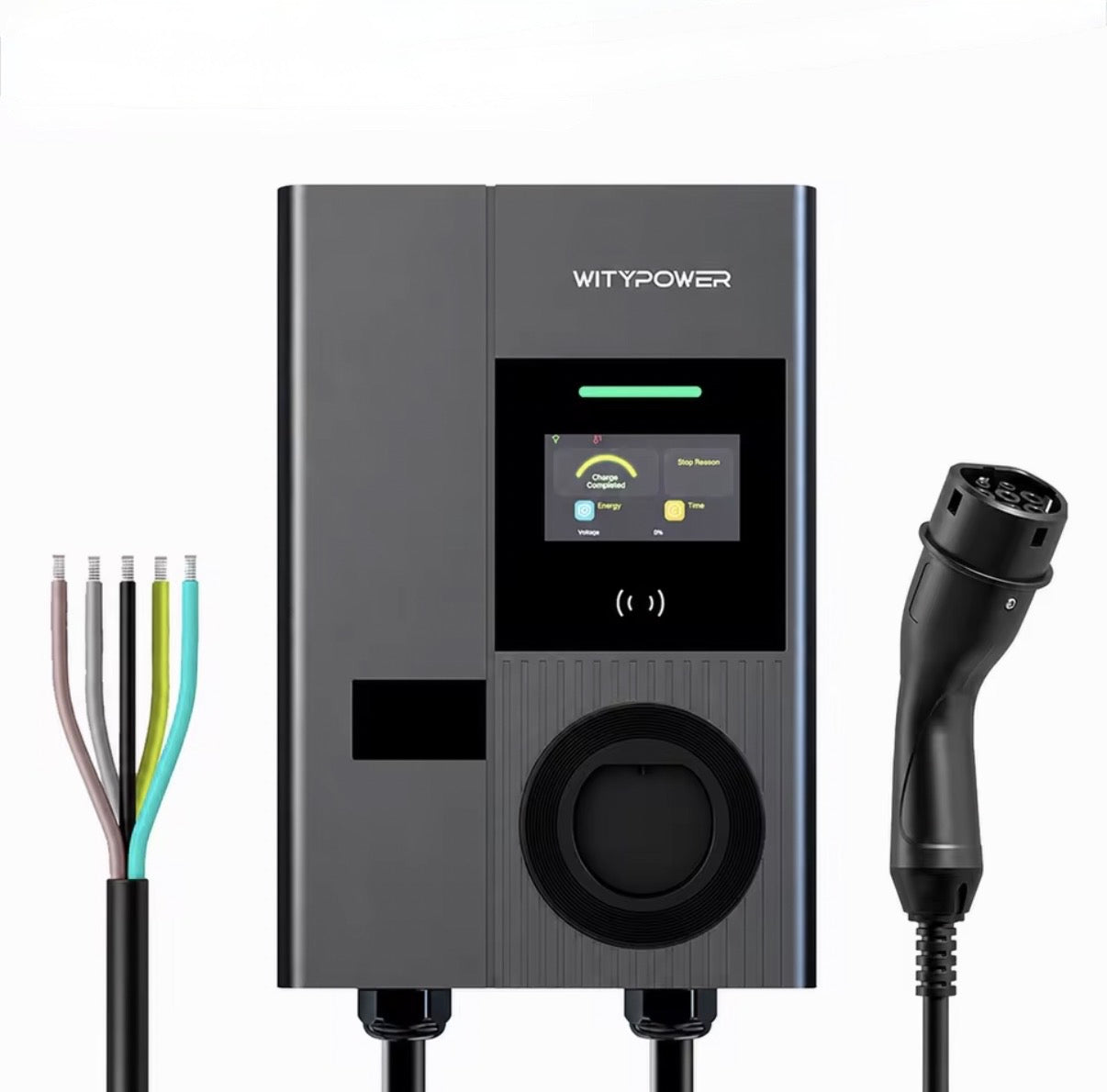 Bar2Charge WityPower Laadpaal 7,4/11 kW | Type 2 Kabel 5 Meter | App & RFID